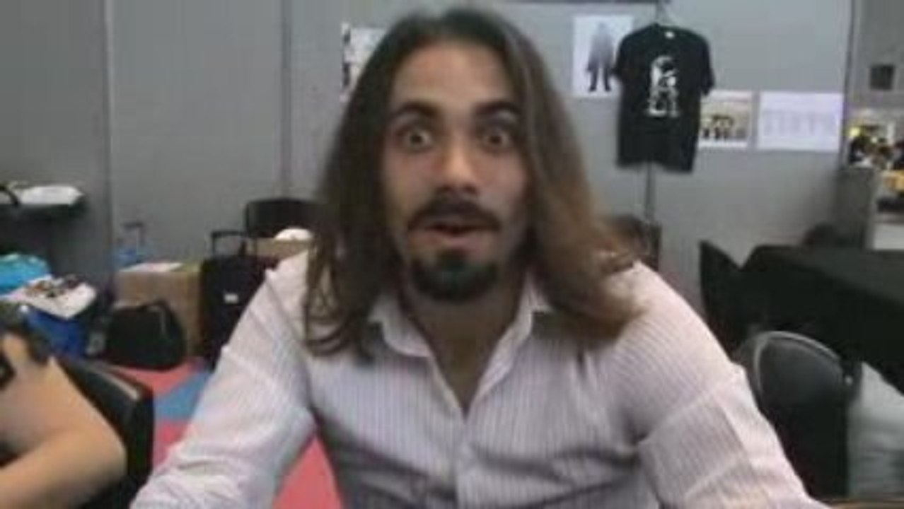 Dédicace de Sparadrap à lui-même - Japan Expo 2009