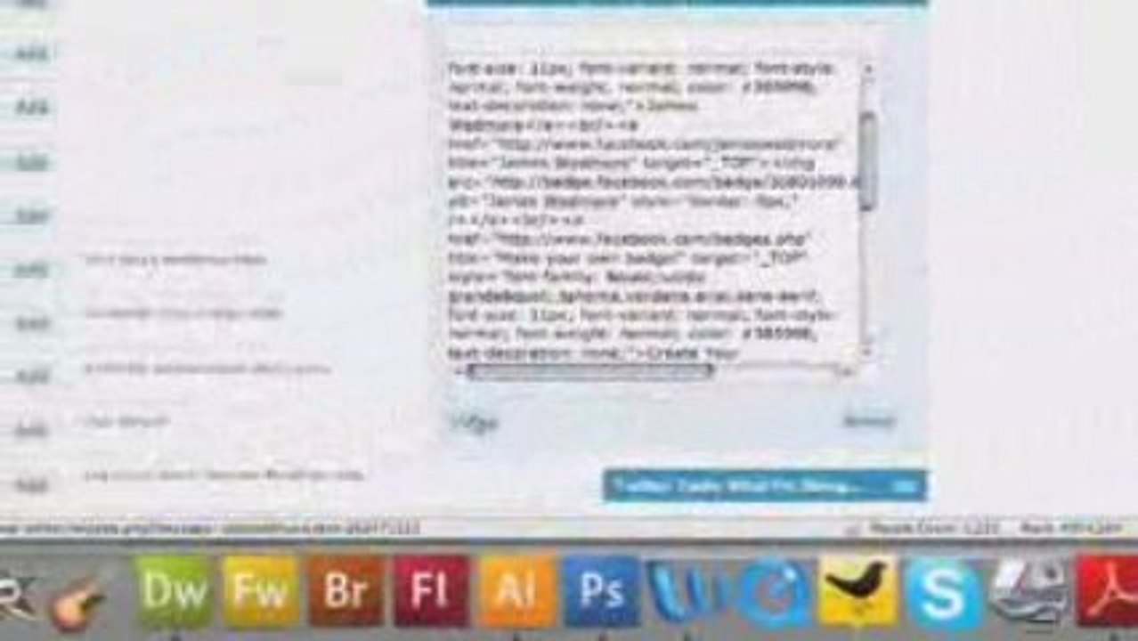 Facebook Badge: How to link Up Facebook to Your Blog