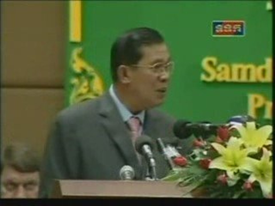 TVK Khmer News- 8 July 2009-4 Prime Minister Hun Sen