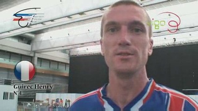 RINK HOCKEY - CHAMPIONNAT DU MONDE 2009 : Class 5-8 Interview G.Henry