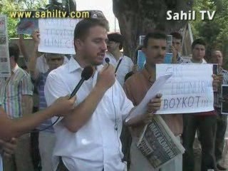 ÇİN ZULMÜNÜ PROTESTO ETTİLER