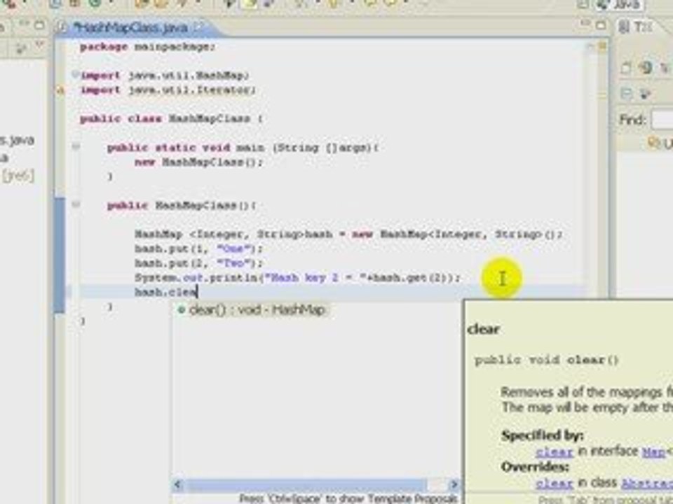 How to use the Java Hashmap