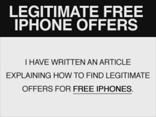 Learn How Free iPhone Schemes Work
