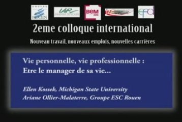 Vie personnelle, vie professionnelle