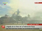Ejercicios Flota Armada Rusa con Armada Venezolana