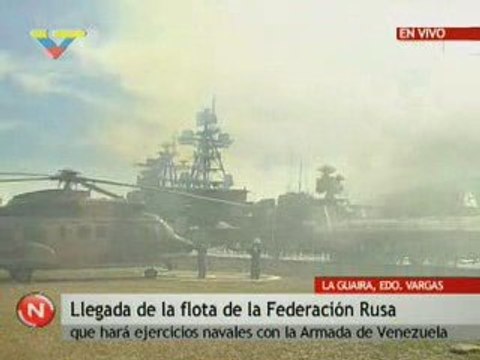 Ejercicios Flota Armada Rusa con Armada Venezolana