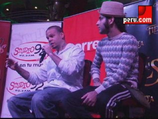 Peru.com: Calle 13 en conferencia de Prensa (pt1)