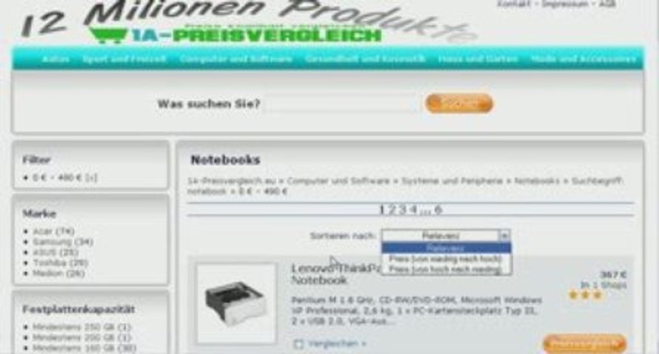 Wie finde ich den günstigsten Preis!