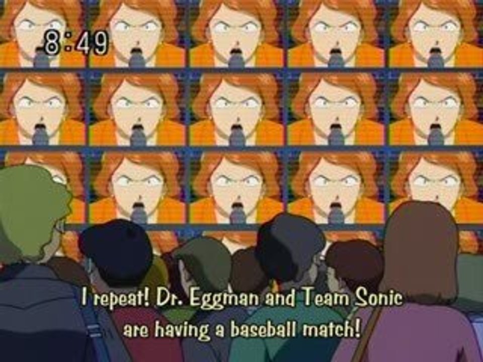 Sonic X Action Scenes - Assault On Diamond Stadium