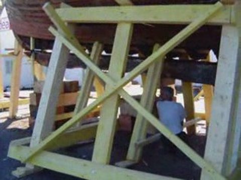 Dépose gouvernail et quille Biche mardi 23 juin 2009 3