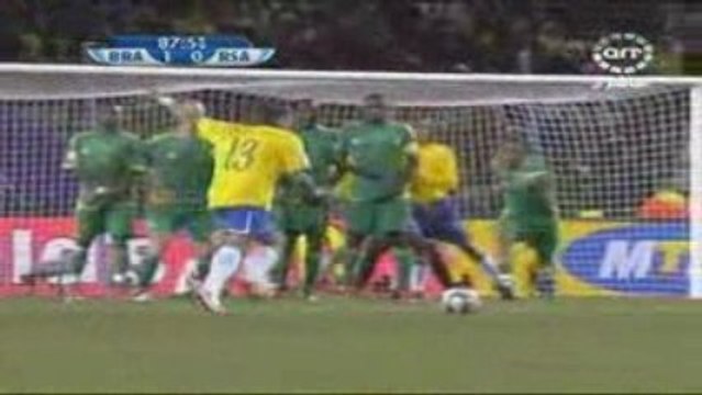 Coup-Franc Alves Brazil Afrique Du Sud