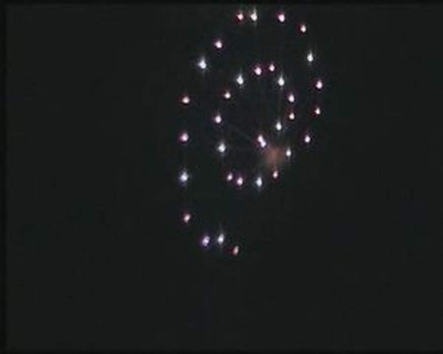 Bombe 100mm Motif Spirale multicolore