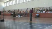 Şalvarlı Badminton Turnuvası Tek Bayanlar Müsabakası