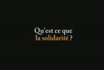 Qu'est ce que la solidarité ?