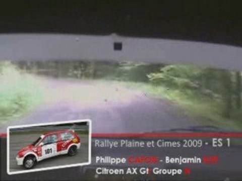Rallye Plaine et cîmes 2009 ES1 CAPON / ELET