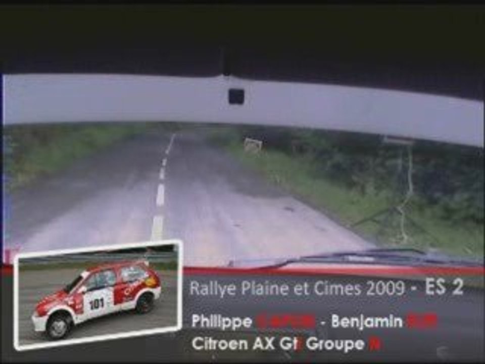 Rallye Plaine et cimes 2009 ES2  CAPON / ELET