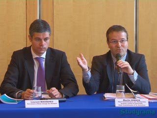 Remise du rapport sur l'emploi des jeunes en France