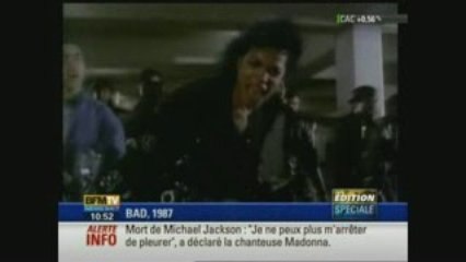 Michael Jackson petit hommage de BFM TV