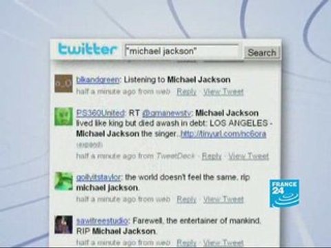 Michael Jackson: Twitter pleure l'icône