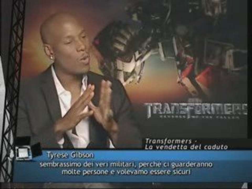 Transformers 2, intervista a Tyrese Gibson