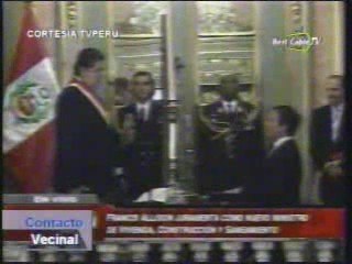 Alan García designa a Allison como ministro de Vivienda