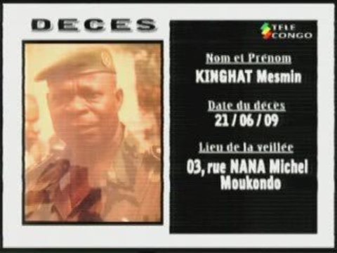 Communiqués nécrologiques du 24-06-09