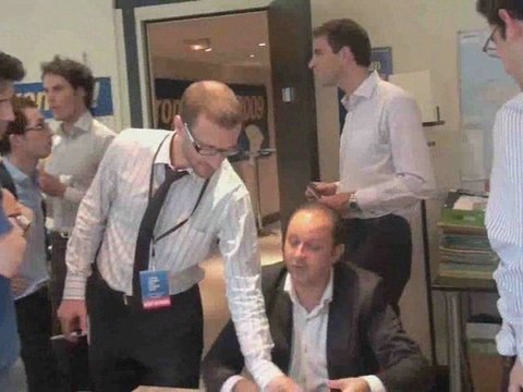Européennes 2009 : coulisses de la soirée électorale