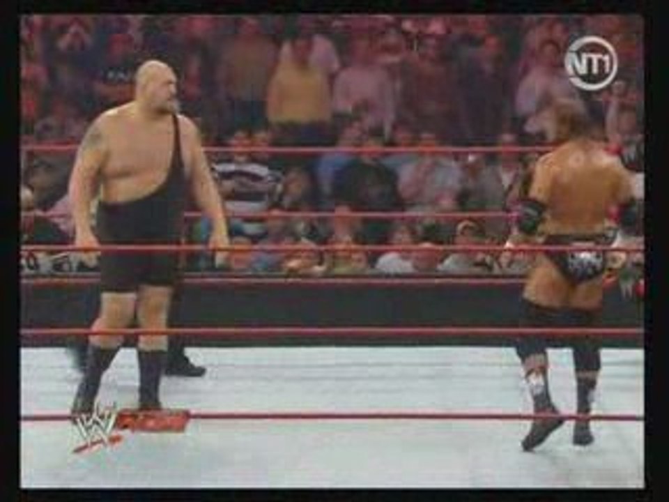 RAW  big show vs jhon cena vs randy orton vs hhh part1