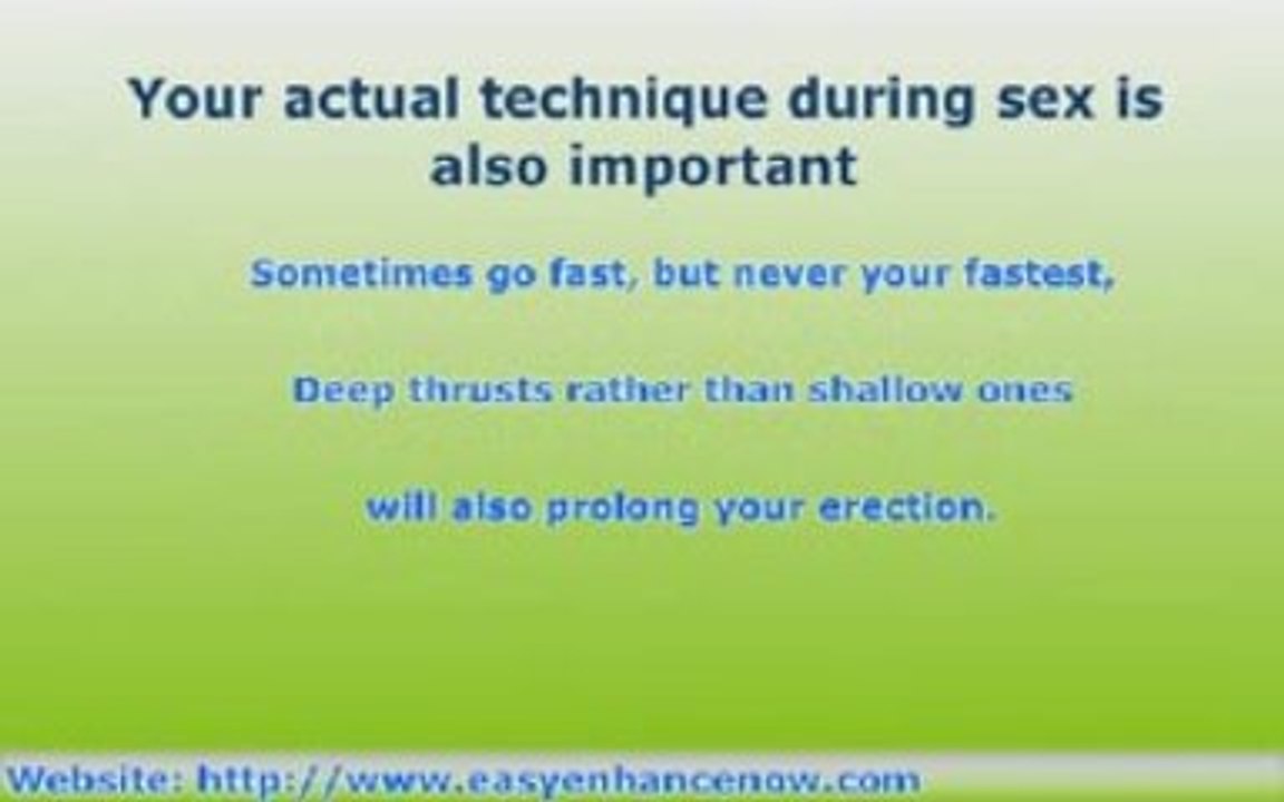 Solving Premature Ejaculation-The Easy Way