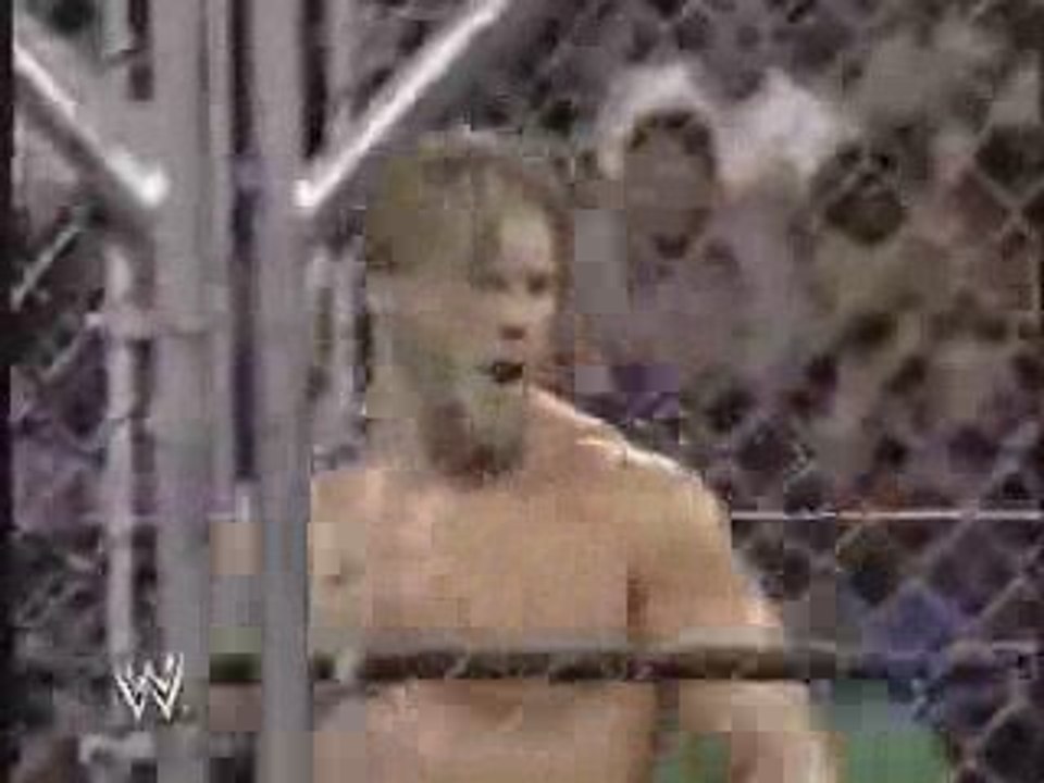 Edge vs Jericho Steel Cage Match 1/2