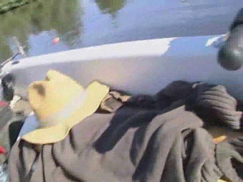 Daniel peche un silure d'1mètre71