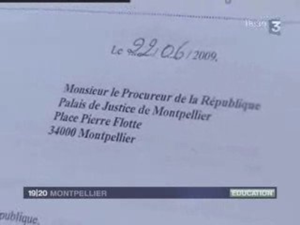 DÉSOBÉISSEURS DE L'ÉDUCATION: ACTION À MONTPELLIER