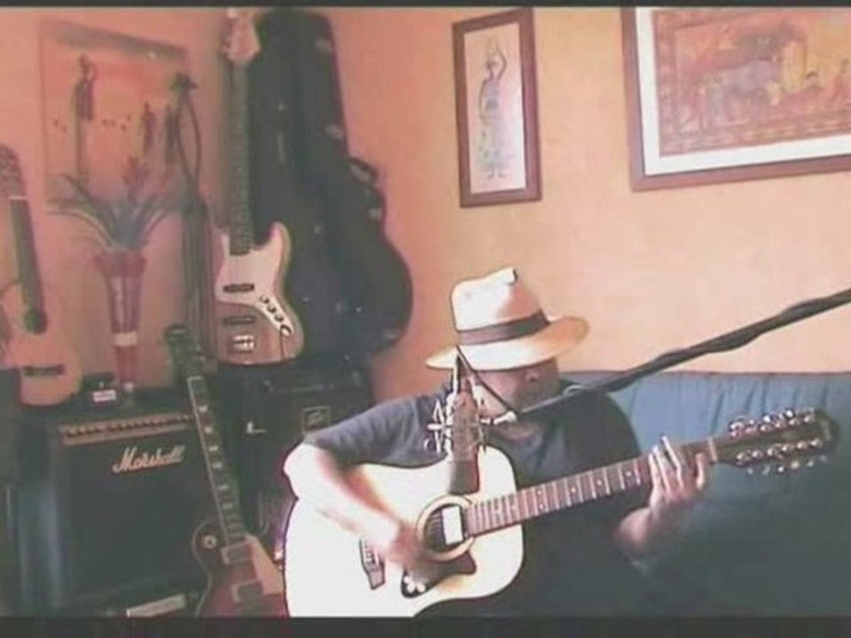 Oh yeah ! (impro slide bluesy au bottleneck en open de Sol)