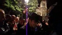 Hommage à Michael Jackson sur le parvis de notre dame