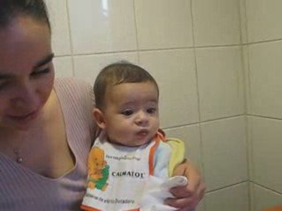 Santiago, su primera comida