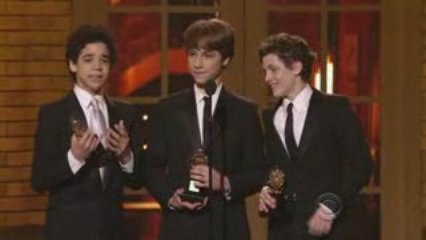 New York's Billy Elliot's Accepting 2009 Tony Award
