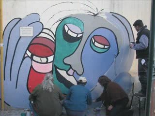 Mural Jornada de Resistencia en Defensa de la Salud Pública