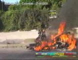 Incendio moto em Colombes - 29 JUNHO 2009