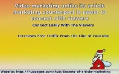 Article Marketing - Let Your Article TALK!