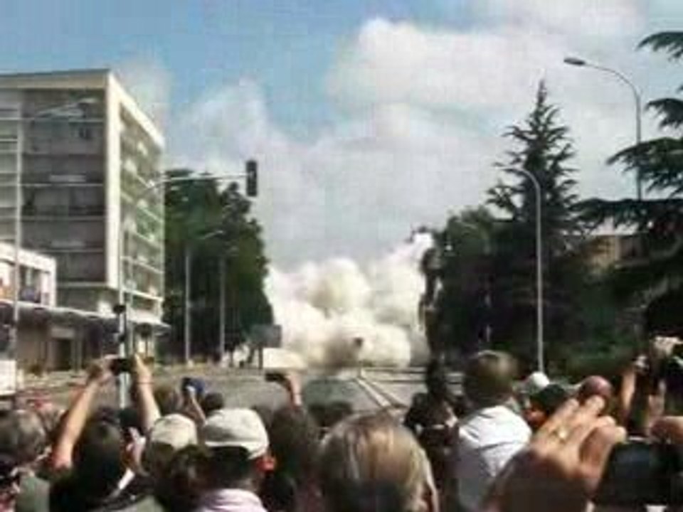 Mâcon effondrement des tours 28 Juin 2009