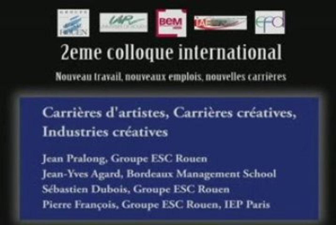 Carrières d'artistes, Carrières créatives