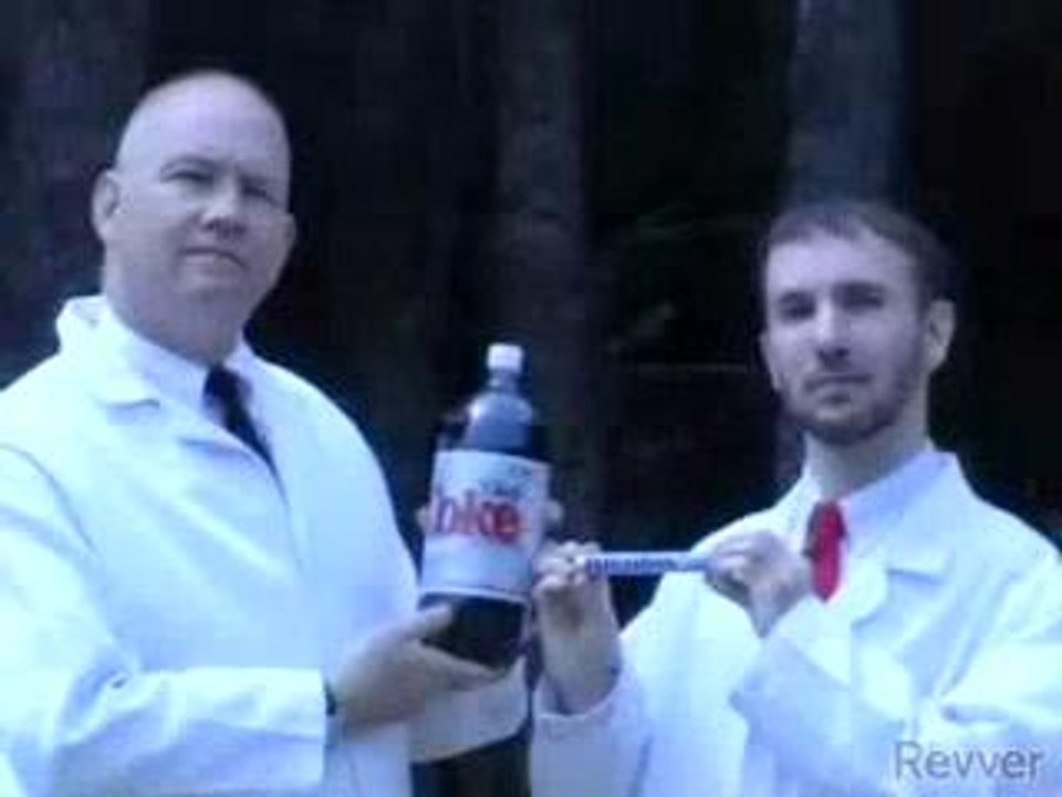 Coca light & Mentos - Experiments