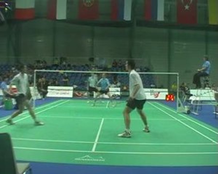 Harivel Ternon Double H Europe Universitaire de badminton