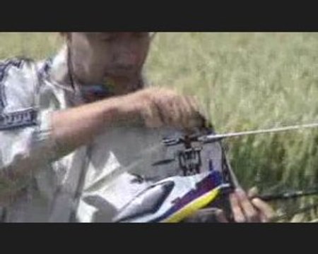 Trex 450 Pro # Crash Test