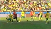 Afrique du sud 2 - 3 Espagne - Coupe des confédérations