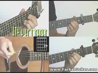 Wonderwall Oasis How to Guitar www.farhatguitar.com