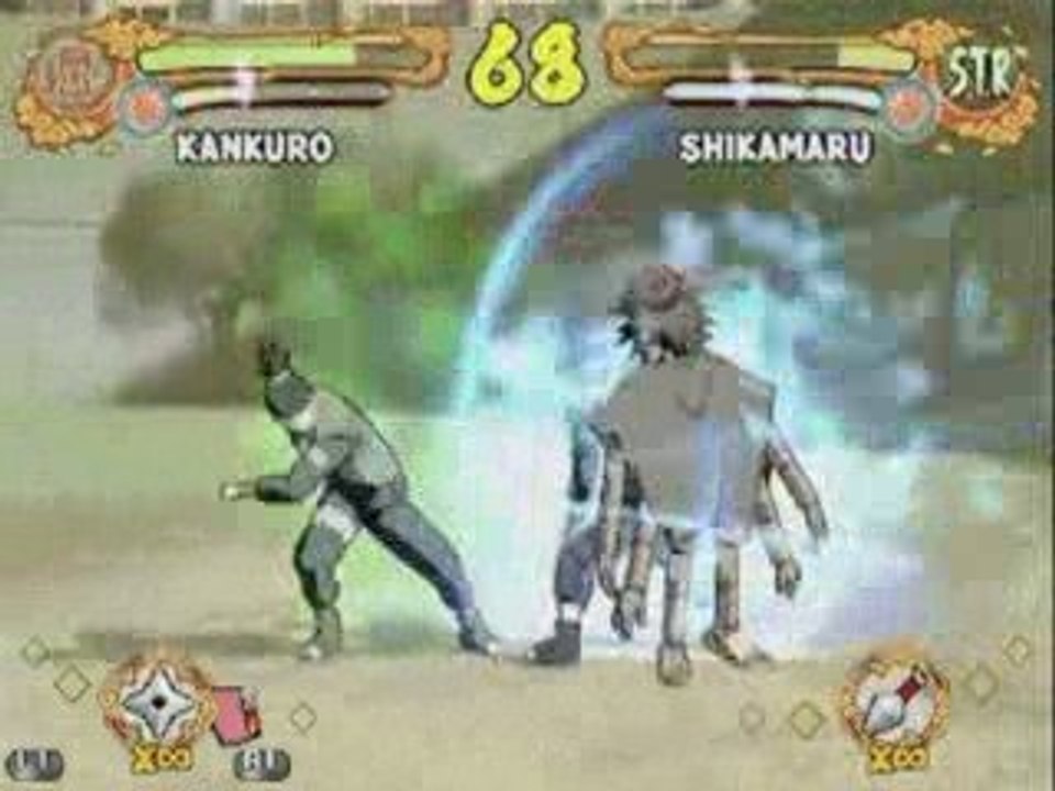 Naruto Shippuden : Ultimate Ninja 4 - Kankuro VS Shikamaru