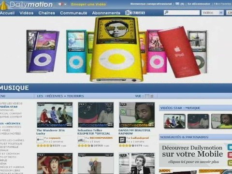 Flash transparent Ipod Nano