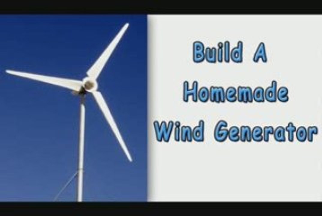 Build A Homemade Wind Generator Cheaply & Easily!