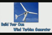 Build Your Own Wind Turbine Generator Cheaply & Easily!